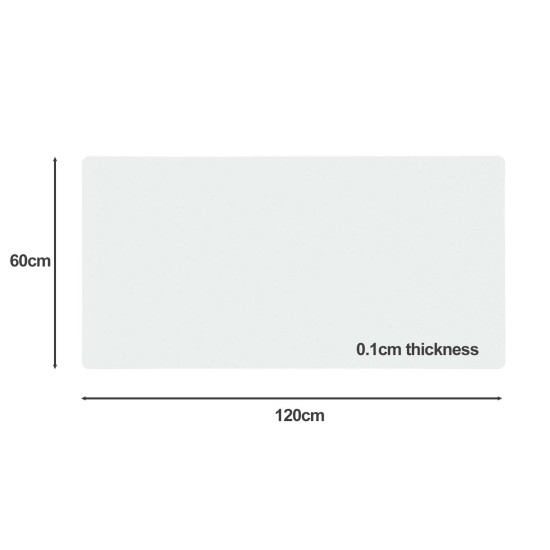 Silicone Counter Mat 120x60cm – Extra-Large Heat-Resistant (200°C) Kitchen Mat for Hot Pans, Dishes & Food Prep